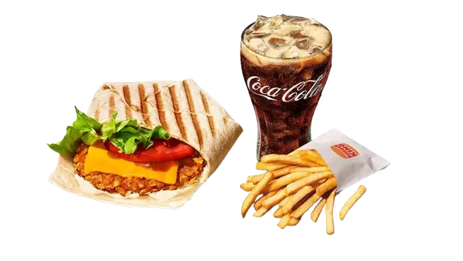 Crispy Chicken Tortilla King Menü