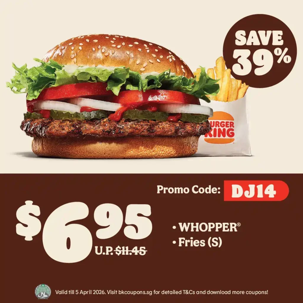 Meal for 1 Coupon DJ14