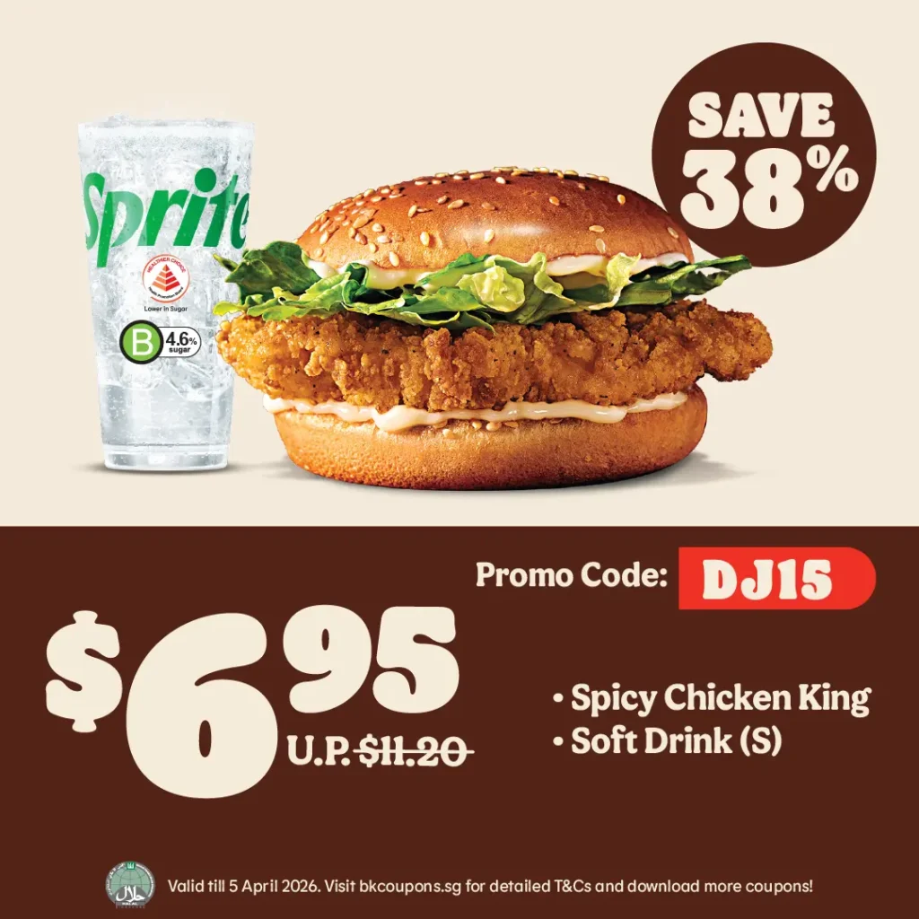 Meal for 1 Coupon DJ15