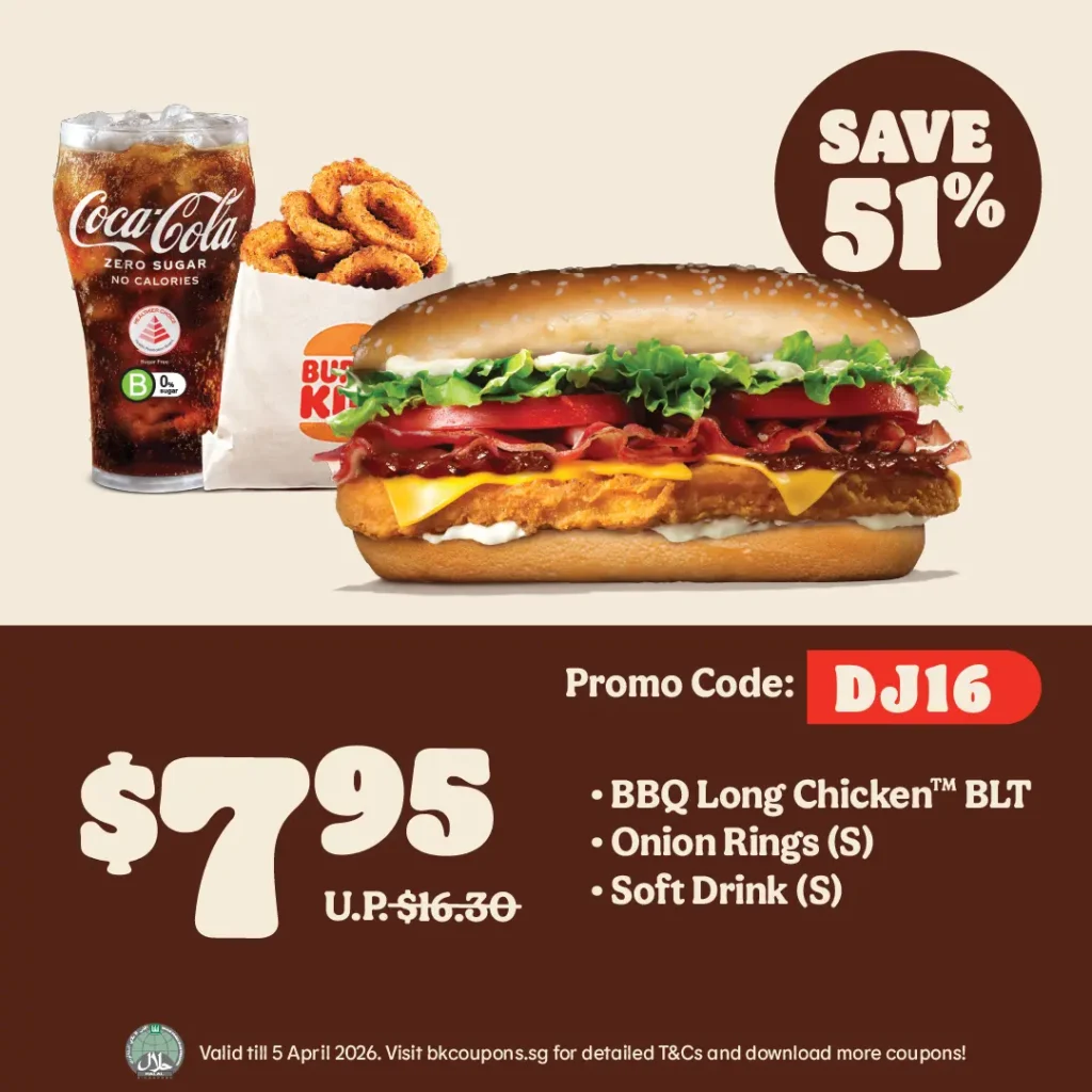 Meal for 1 Coupon DJ16