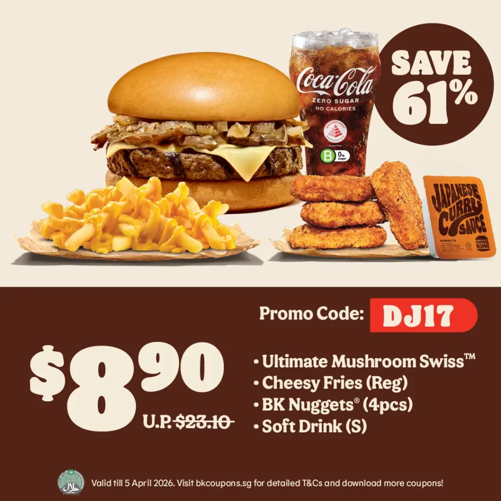 Meal for 1 Coupon DJ17