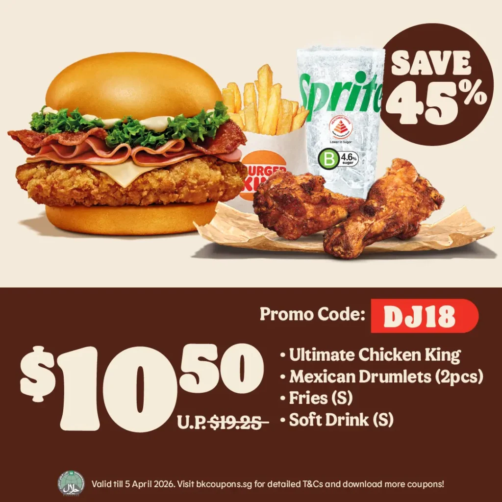 Meal for 1 Coupon DJ18