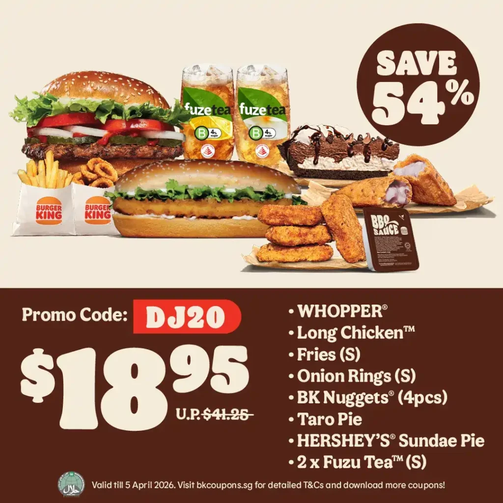 Meal for 2 Coupon DJ20