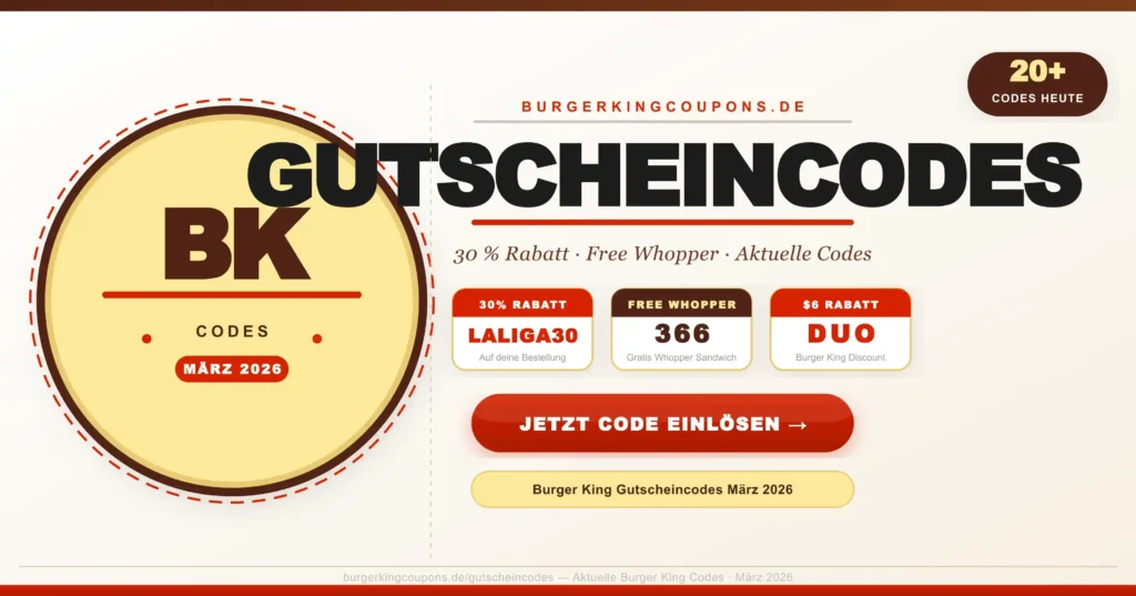 Burger King-Gutscheincodes