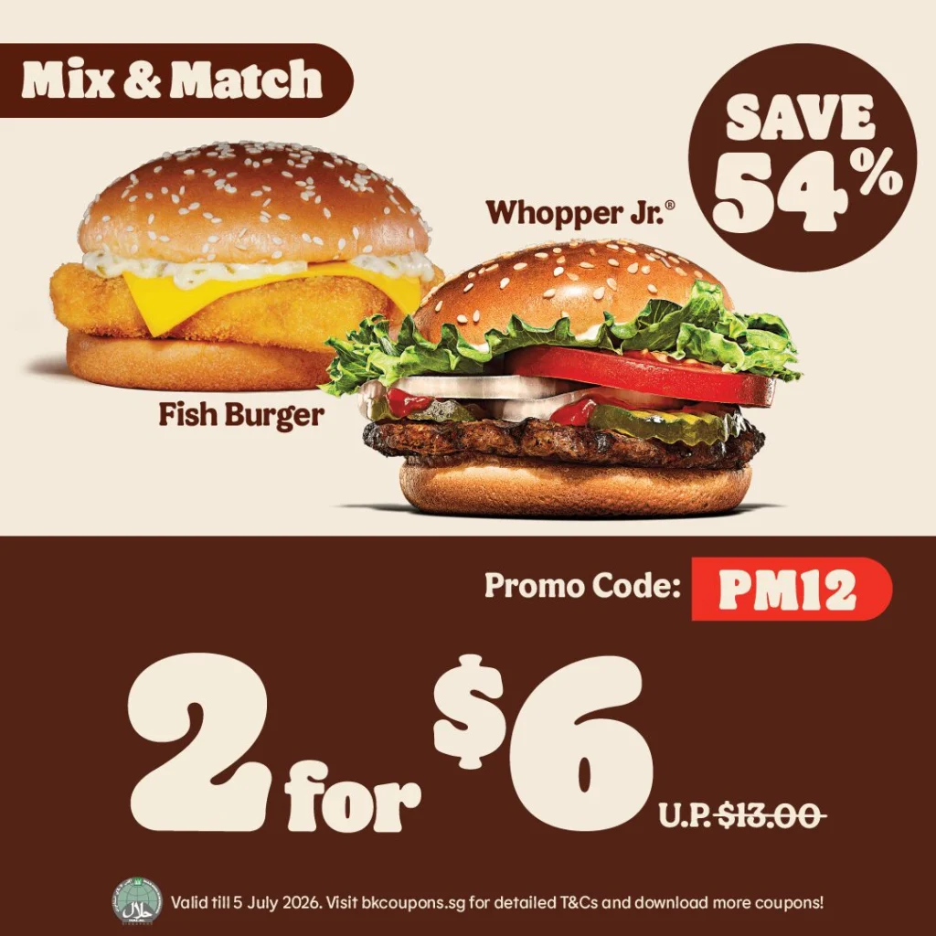Meal for 1 Coupon PM12
