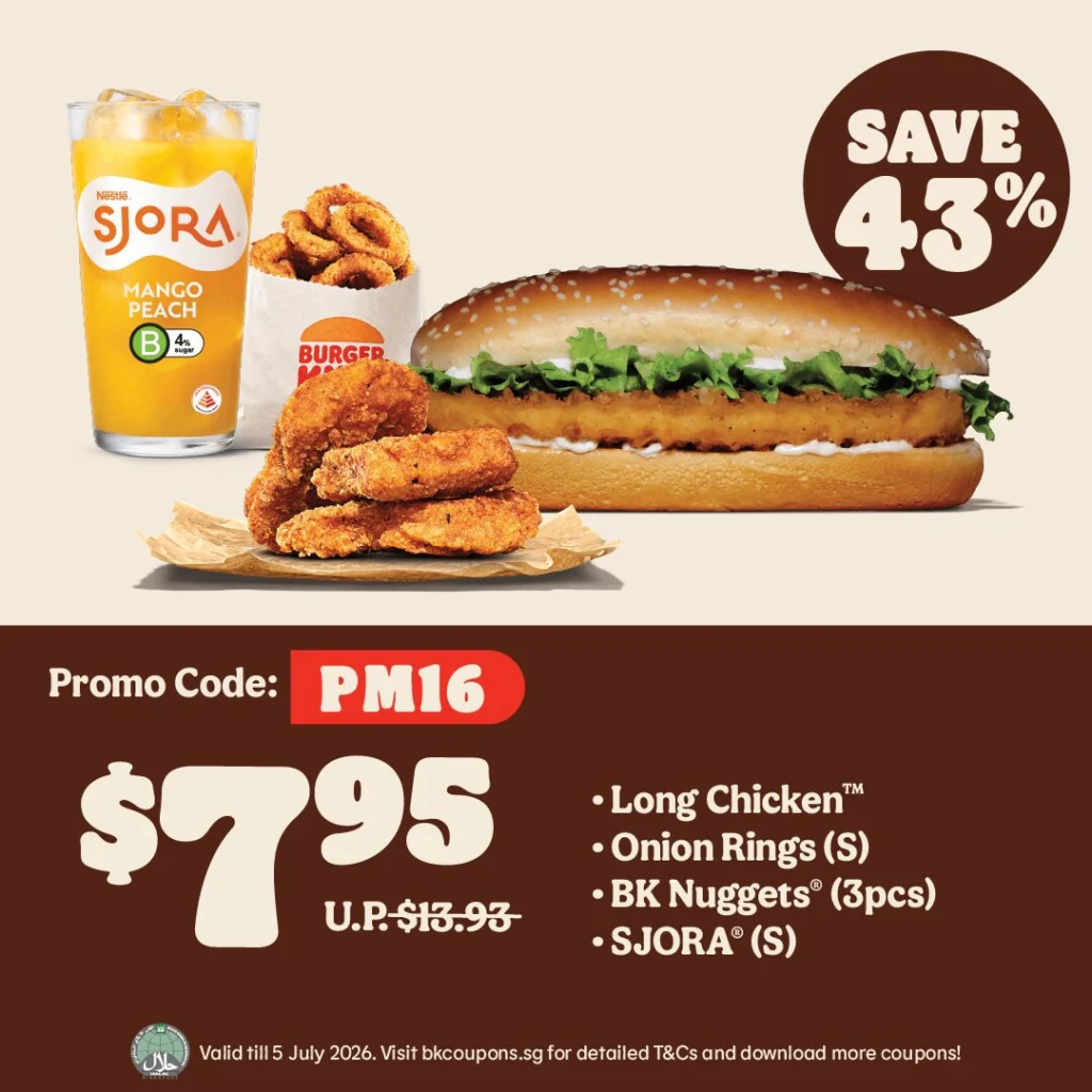 Meal for 1 Coupon PM16