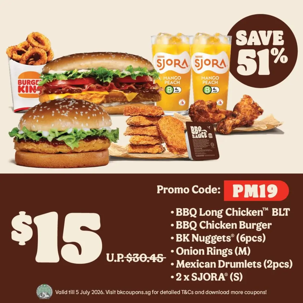 Meal for 2 Coupon PM19