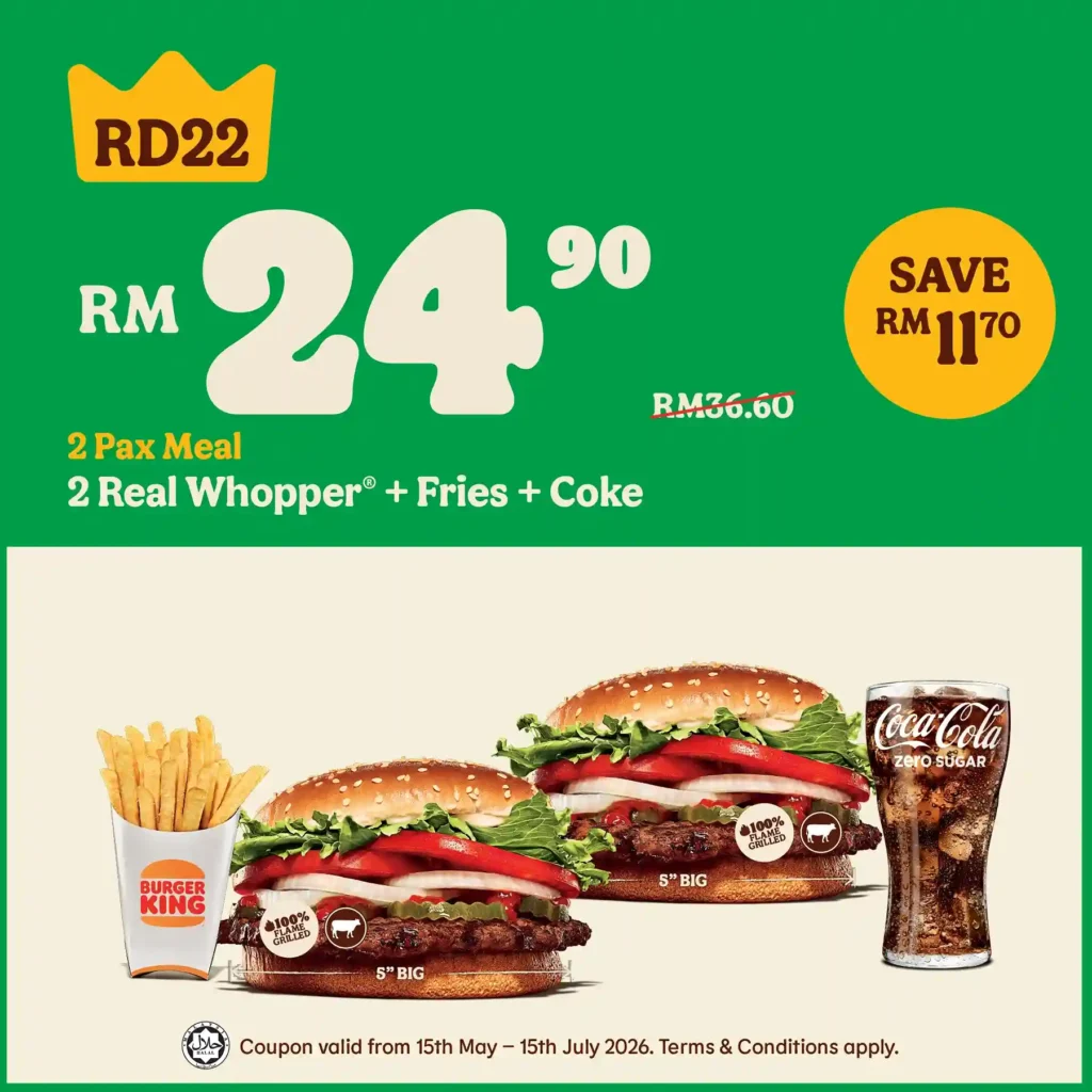 Burger King Digitale Gutscheine RD22