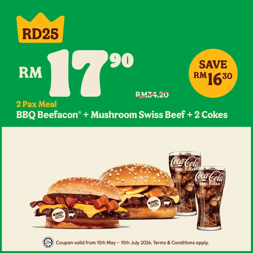 Burger King Digitale Gutscheine RD25