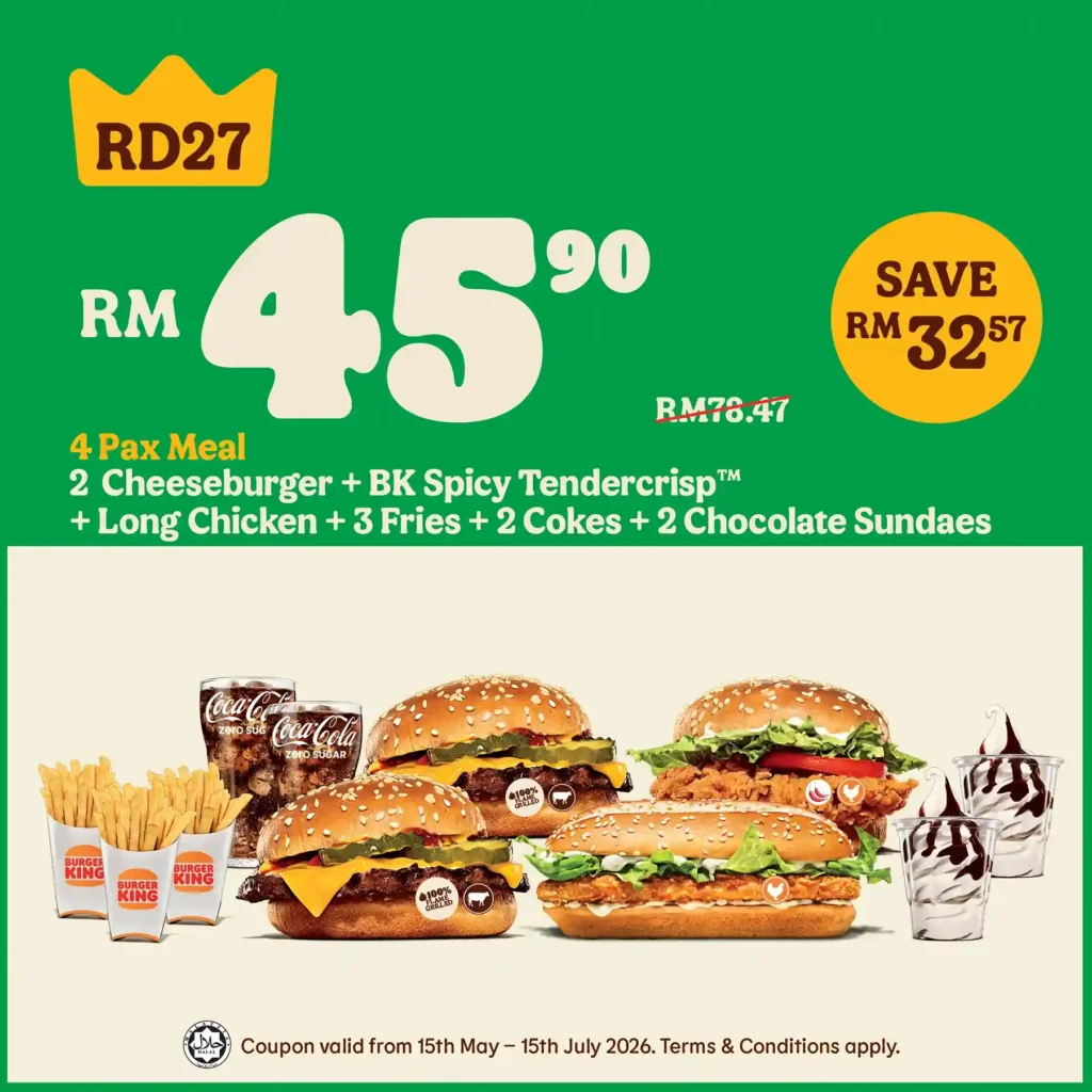 Burger King Digitale Gutscheine RD27