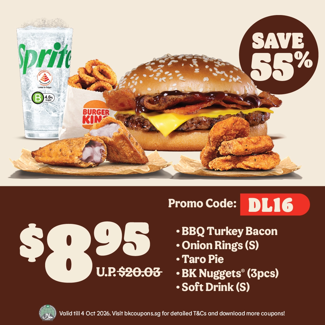 Meal for 1 Coupon Deal DL16