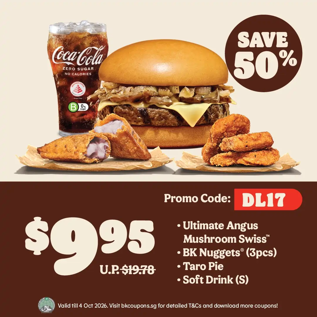Meal for 1 Coupon Deal DL17