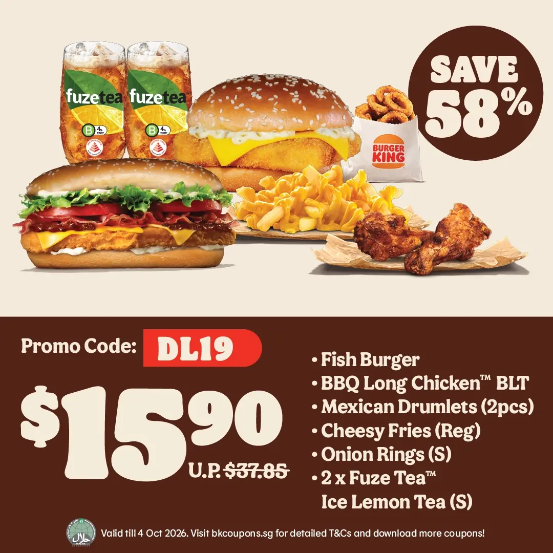 Meal for 2 Coupon DL19